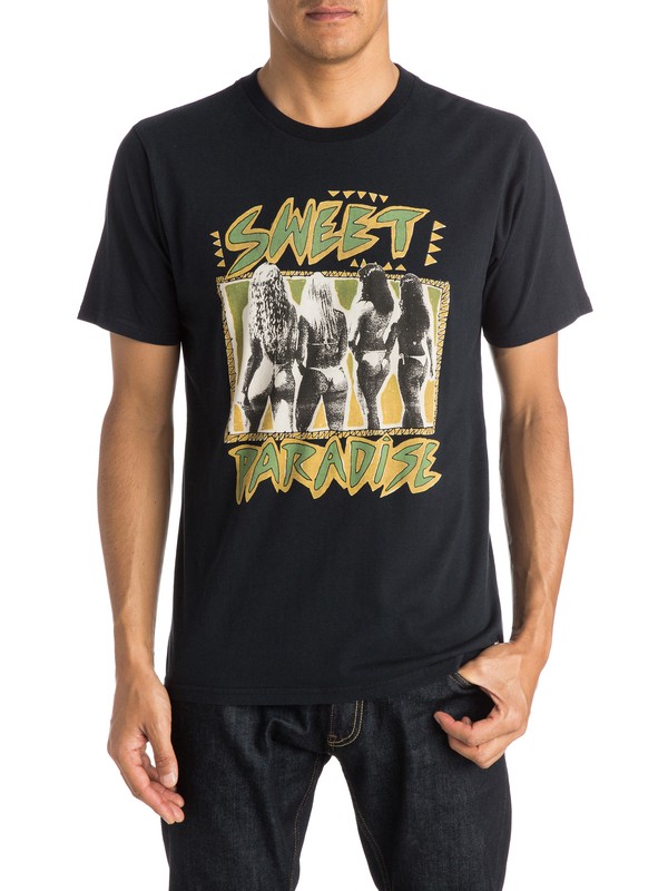 quiksilver, Paradise - T-shirt, BLACK (kvj0) 0 Paradise - T-shirt EQYZT03664 Quiksilver