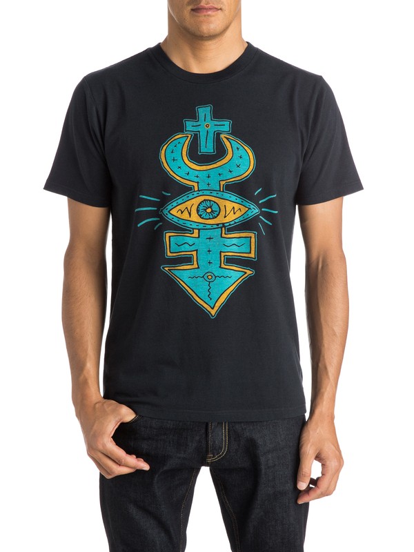 quiksilver, Visions F - T-shirt, BLACK (kvj0) 0 Visions F - T-shirt EQYZT03668 Quiksilver