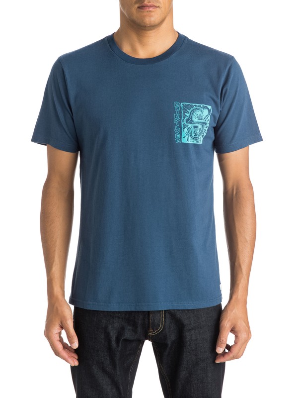 quiksilver, White Light - T-shirt, DARK DENIM (brq0) 0 White Light - T-shirt EQYZT03669 Quiksilver