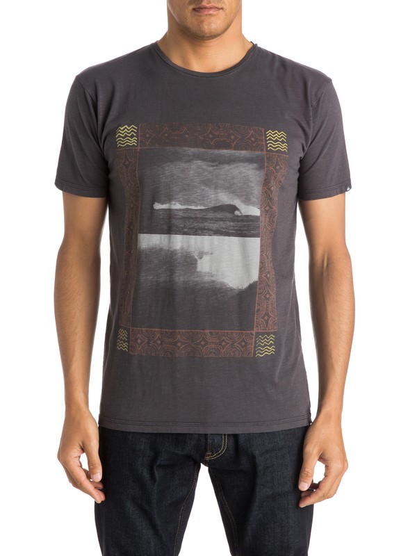 quiksilver, Slub Split Screen - T-shirt, TARMAC (kta0) 0 Slub Split Screen - T-shirt EQYZT03687 Quiksilver