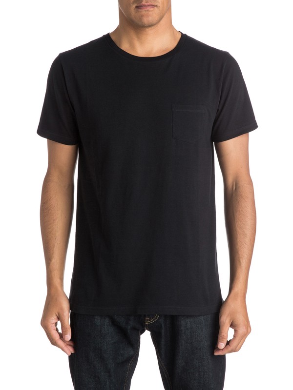 quiksilver, Adamson Wall - T-shirt, BLACK (kvj0) 0 Adamson Wall - T-shirt EQYZT03735 Quiksilver