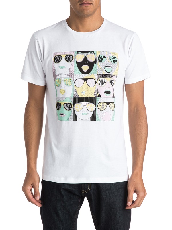 quiksilver, Spot Check - Camiseta, WHITE (wbb0) 0 Spot Check - Camiseta EQYZT03736 Quiksilver