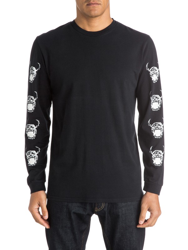 quiksilver, Old Faithful Long Sleeve T-Shirt, BLACK (kvj0) 0 Old Faithful Long Sleeve T-Shirt EQYZT03773 Quiksilver