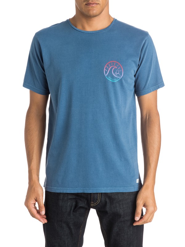quiksilver, Rising - T-Shirt, DARK DENIM (brq0) 0 Rising - T-Shirt EQYZT03799 Quiksilver