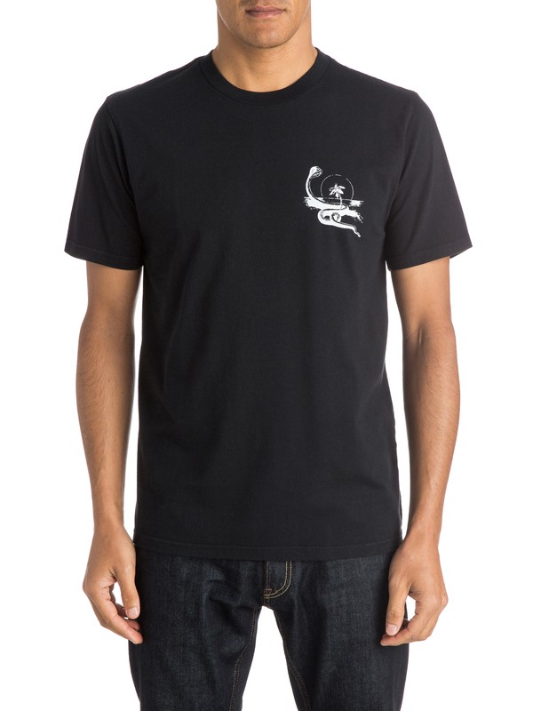 quiksilver, Serpent T-Shirt, BLACK (kvj0) 0 Serpent T-Shirt EQYZT03816 Quiksilver