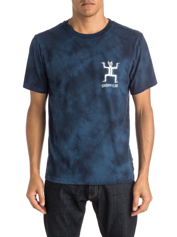 quiksilver, Dark Tribe T-Shirt, DARK DENIM (brq0) 0 Dark Tribe T-Shirt EQYZT03819 Quiksilver