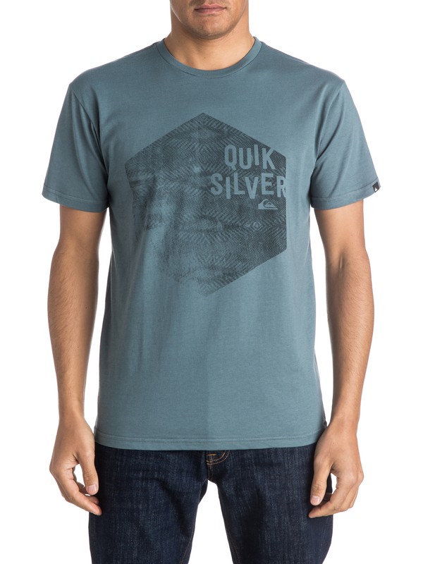 quiksilver, Classic Jumbled Hex - Tee-Shirt, STORMY WEATHER (bzj0) 0 Classic Jumbled Hex - Tee-Shirt EQYZT03915 Quiksilver