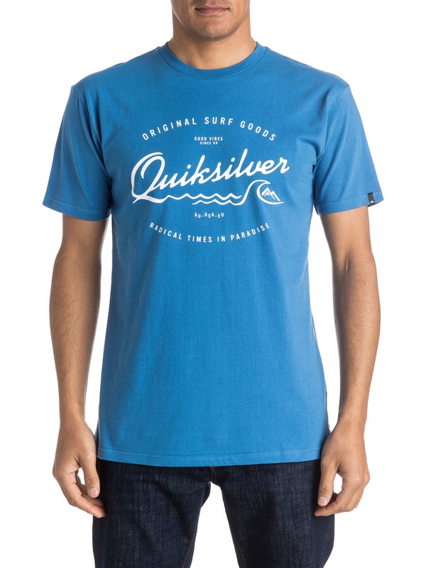 quiksilver, Classic West Pier - Tee-Shirt, STAR SAPPHIRE (bnj0) 0 Classic West Pier - Tee-Shirt EQYZT03934 Quiksilver