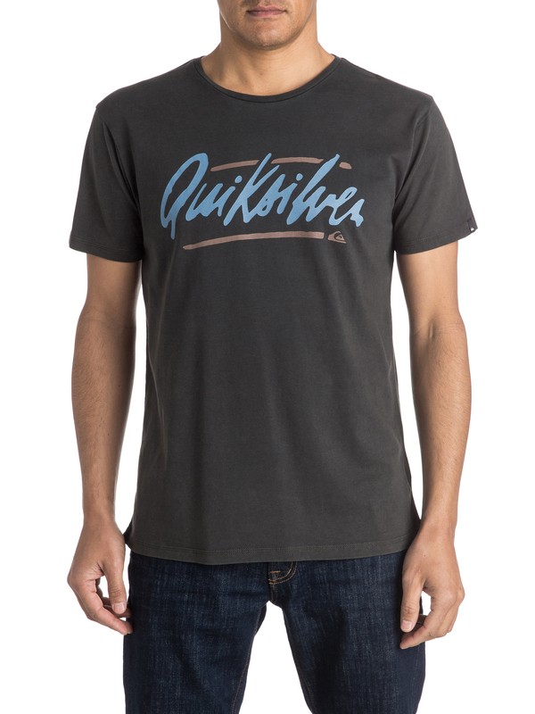 quiksilver, Specialty Loose Script - Tee-Shirt, TARMAC (kta0) 0 Specialty Loose Script - Tee-Shirt EQYZT03941 Quiksilver