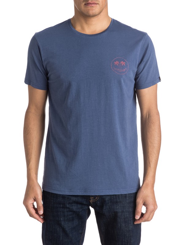 quiksilver, Reaper Island - Tee-Shirt, NIGHTSHADOW BLUE (bpt0) 0 Reaper Island - Tee-Shirt EQYZT03943 Quiksilver