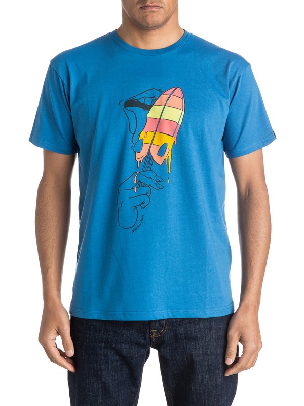 quiksilver, Classic Simple Pleasures - Tee-Shirt, STAR SAPPHIRE (bnj0) 0 Classic Simple Pleasures - Tee-Shirt EQYZT03949 Quiksilver