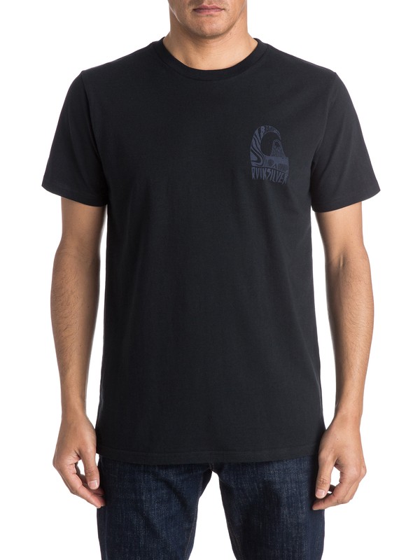 quiksilver, Tribal - Tee-Shirt, BLACK (kvj0) 0 Tribal - Tee-Shirt EQYZT03953 Quiksilver