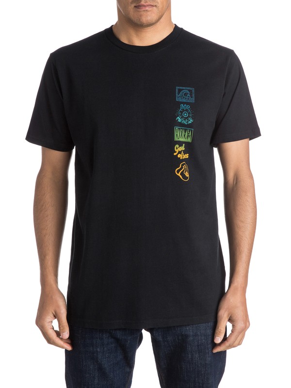 quiksilver, AM Side Track - Tee-Shirt, BLACK (kvj0) 0 AM Side Track - Tee-Shirt EQYZT03966 Quiksilver