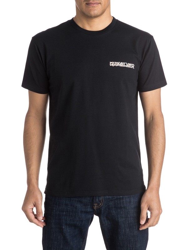 quiksilver, AM Peace Pipe - Tee-Shirt, BLACK (kvj0) 0 AM Peace Pipe - Tee-Shirt EQYZT03969 Quiksilver