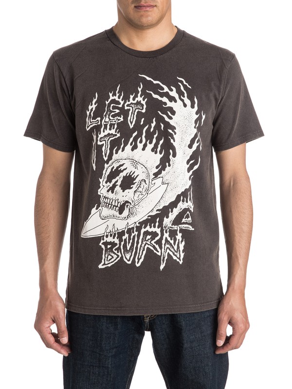 quiksilver, Camiseta Let It Burn, TARMAC (kta0) 0 Camiseta Let It Burn EQYZT04153 Quiksilver