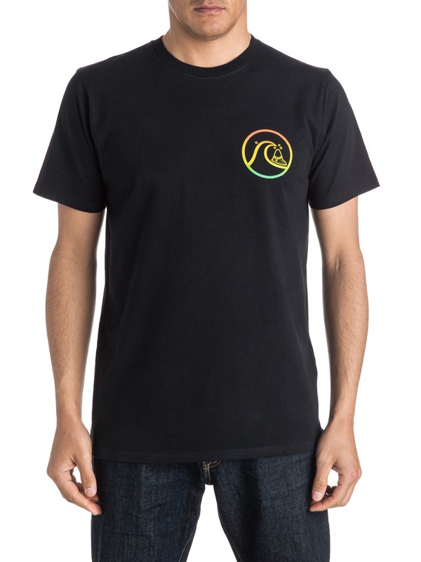 quiksilver, Stay Tee, BLACK (kvj0) 0 Stay Tee EQYZT04166 Quiksilver