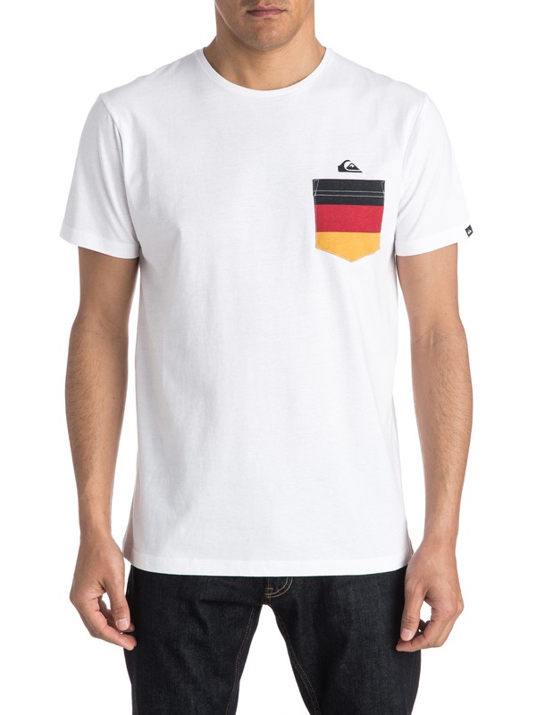 quiksilver, German Team - Tee-shirt, WHITE (wbb0) 0 German Team - Tee-shirt EQYZT04198 Quiksilver