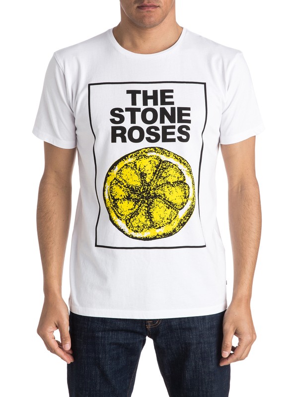 quiksilver, Stone Roses Lemon - Tee-Shirt, WHITE (wbb0) 0 Stone Roses Lemon - Tee-Shirt EQYZT04206 Quiksilver
