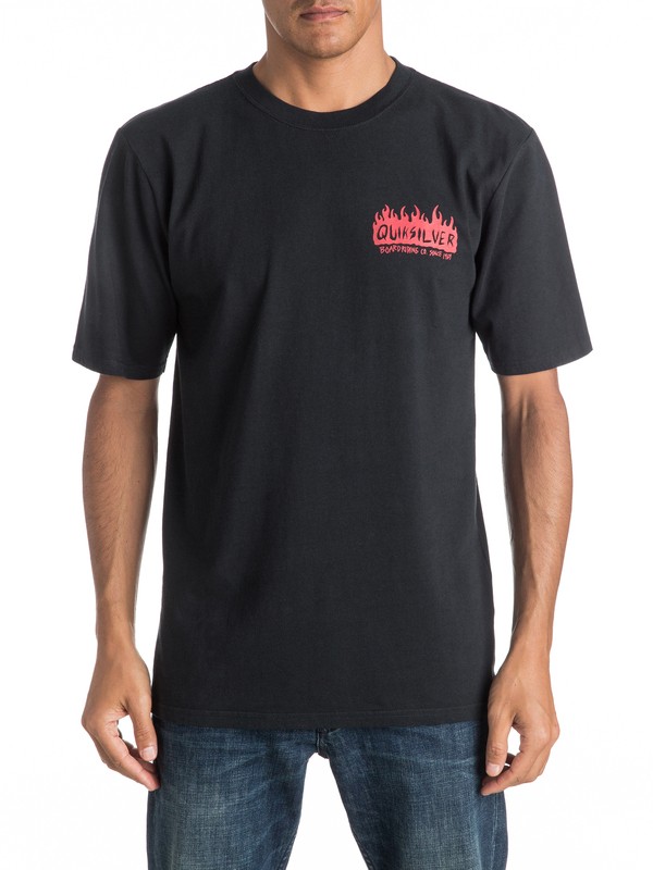 quiksilver, Lit Up - Tee-Shirt, BLACK (kvj0) 0 Lit Up - Tee-Shirt EQYZT04270 Quiksilver