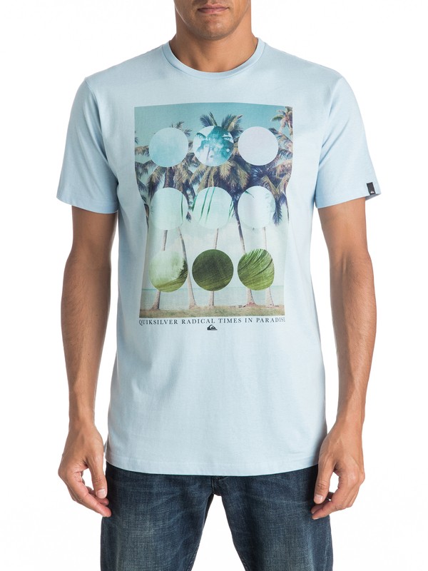 quiksilver, Classic Lost Paradise - Tee-Shirt, ANGEL FALLS (bfg0) 0 Classic Lost Paradise - Tee-Shirt EQYZT04282 Quiksilver