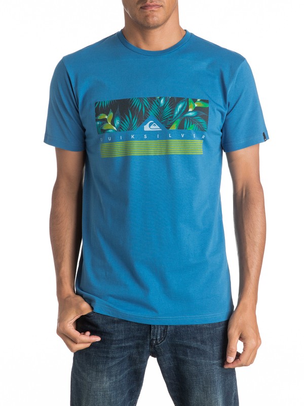 quiksilver, Classic Jungle Box - Tee-Shirt, VALLARTA BLUE (byh0) 0 Classic Jungle Box - Tee-Shirt EQYZT04284 Quiksilver