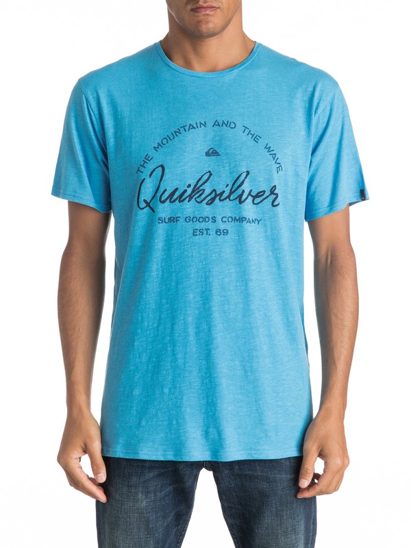 quiksilver, Slub Hero Bay - Tee-Shirt, BONNIE BLUE (bjb0) 0 Slub Hero Bay - Tee-Shirt EQYZT04290 Quiksilver