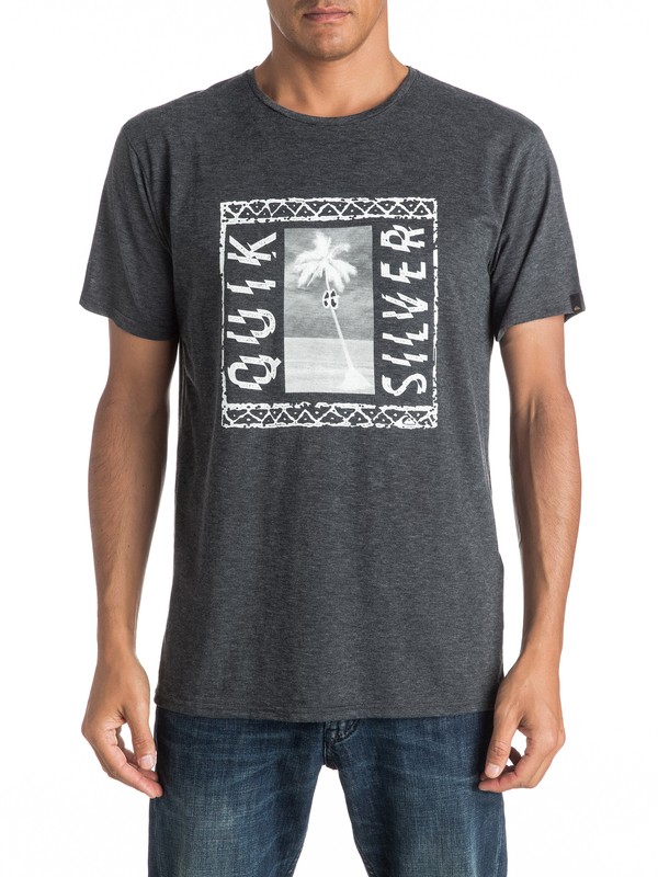 quiksilver, Slub Jazzy - Tee-Shirt, CHARCOAL HEATHER (ktah) 0 Slub Jazzy - Tee-Shirt EQYZT04291 Quiksilver