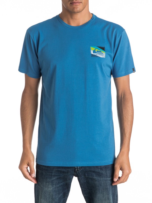 quiksilver, Box Knife - Tee-Shirt, VALLARTA BLUE (byh0) 0 Box Knife - Tee-Shirt EQYZT04298 Quiksilver