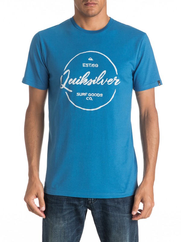 quiksilver, Classic Silvered - Tee-Shirt, VALLARTA BLUE (byh0) 0 Classic Silvered - Tee-Shirt EQYZT04309 Quiksilver