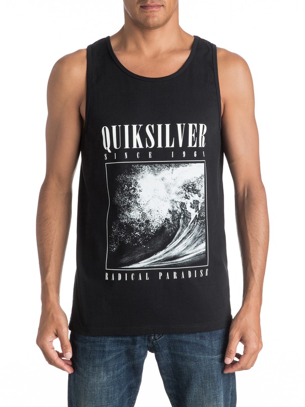 quiksilver, Classic Both Sides - Haut sans manches, BLACK (kvj0) 0 Classic Both Sides - Haut sans manches EQYZT04318 Quiksilver