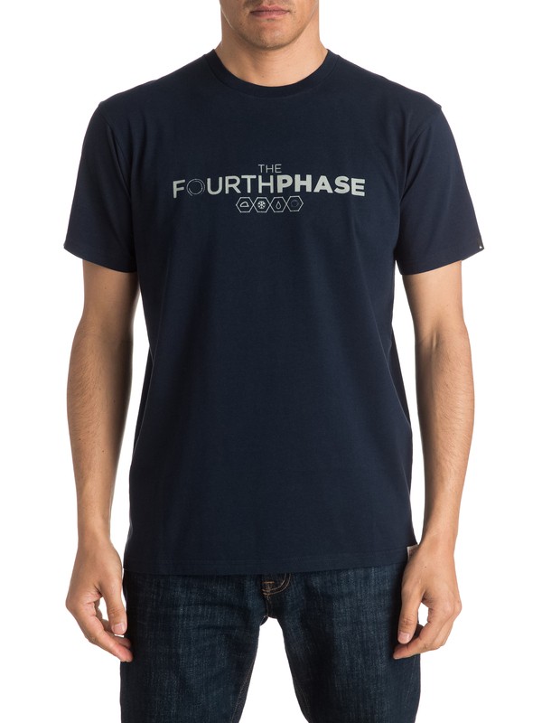 quiksilver, The Fourth Phase - Tee-Shirt, NAVY BLAZER (byj0) 0 The Fourth Phase - Tee-Shirt EQYZT04384 Quiksilver