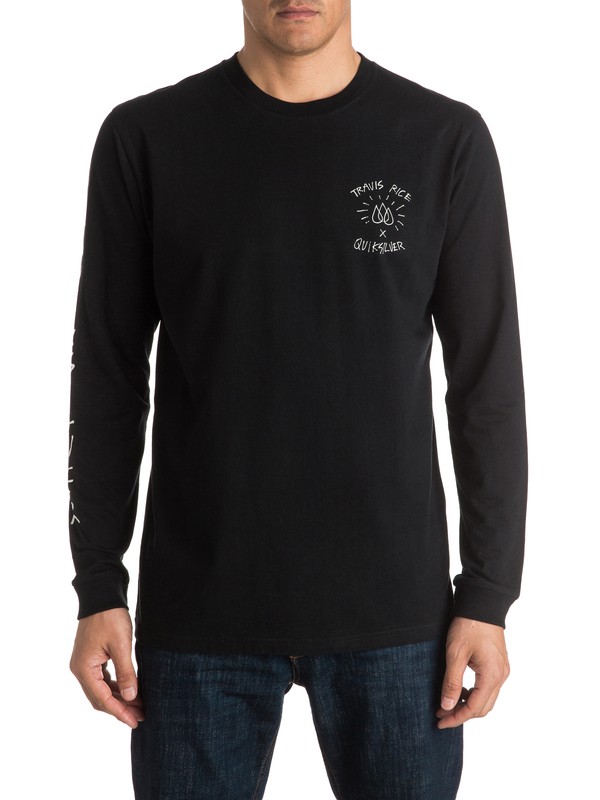 quiksilver, Travis Rice - Tee-Shirt à manches longues, BLACK (kvj0) 0 Travis Rice - Tee-Shirt à manches longues EQYZT04396 Quiksilver
