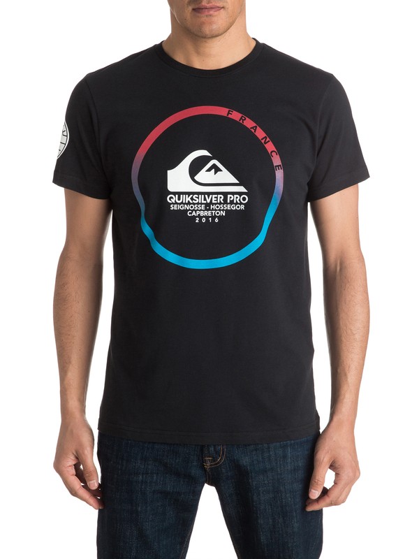 quiksilver, QS Pro France 2016 - Tee-Shirt, BLACK (kvj0) 0 QS Pro France 2016 - Tee-Shirt EQYZT04399 Quiksilver