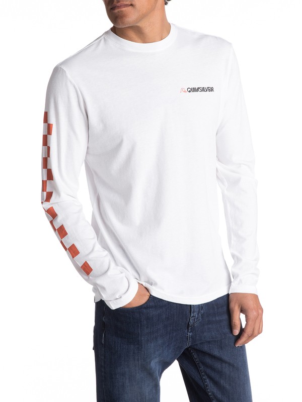 quiksilver, Past & Present - T Shirt à manches longues, WHITE (wbb0) 0 Past & Present - T Shirt à manches longues EQYZT04488 Quiksilver
