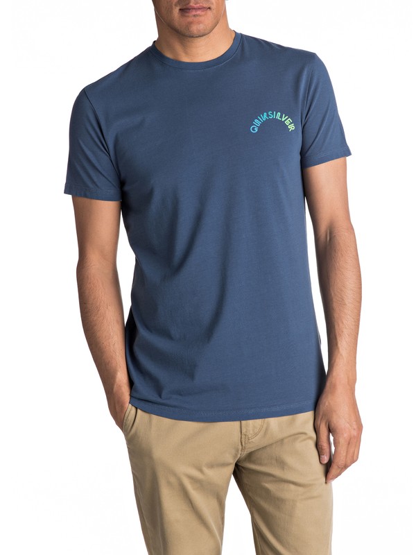 quiksilver, Original Blend - Tee-Shirt pour Homme, DARK DENIM (brq0) 0 Original Blend - Tee-Shirt pour Homme EQYZT04492 Quiksilver