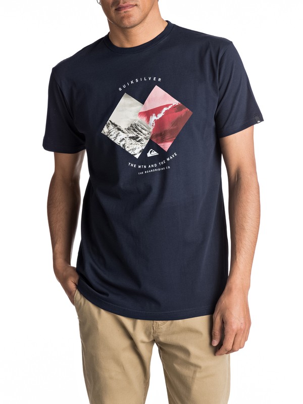 quiksilver, Classic Pleasure Zone - Tee-Shirt, NAVY BLAZER (byj0) 0 Classic Pleasure Zone - Tee-Shirt EQYZT04503 Quiksilver