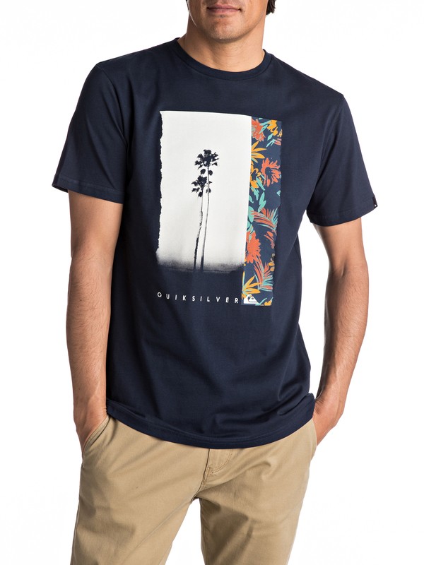 quiksilver, Classic Meridian - Tee-Shirt pour Homme, NAVY BLAZER (byj0) 0 Classic Meridian - Tee-Shirt pour Homme EQYZT04510 Quiksilver