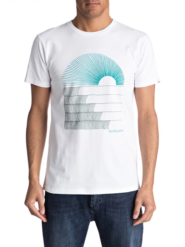 quiksilver, Sust East Morning Glide Tee, WHITE (wbb0) 0 Sust East Morning Glide Tee White EQYZT04550 Quiksilver
