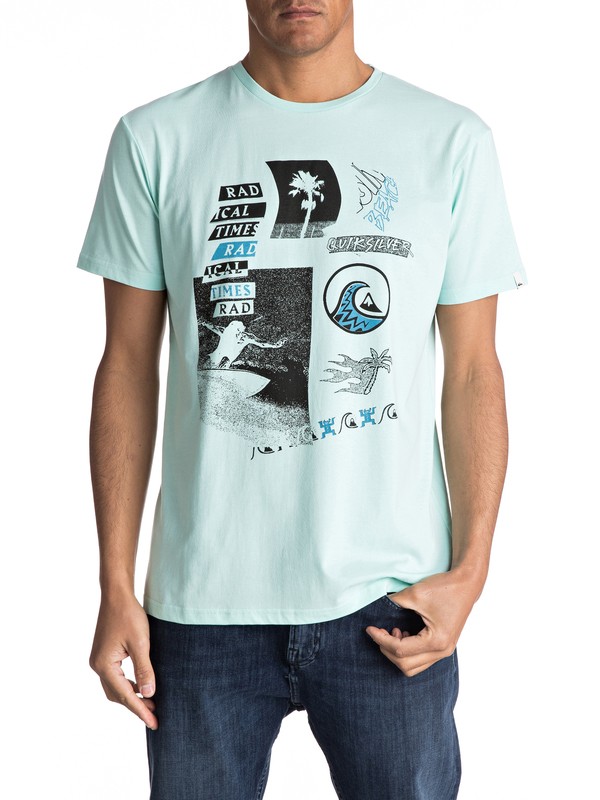 quiksilver, Classic Venice Bliss - Tee-Shirt, BLUE LIGHT (bek0) 0 Classic Venice Bliss - Tee-Shirt EQYZT04557 Quiksilver
