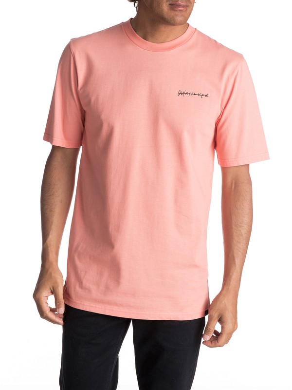 quiksilver, Men's Paradise Awaits Tee, BURNT CORAL (mhp0) 0 Men's Paradise Awaits Tee EQYZT04591 Quiksilver
