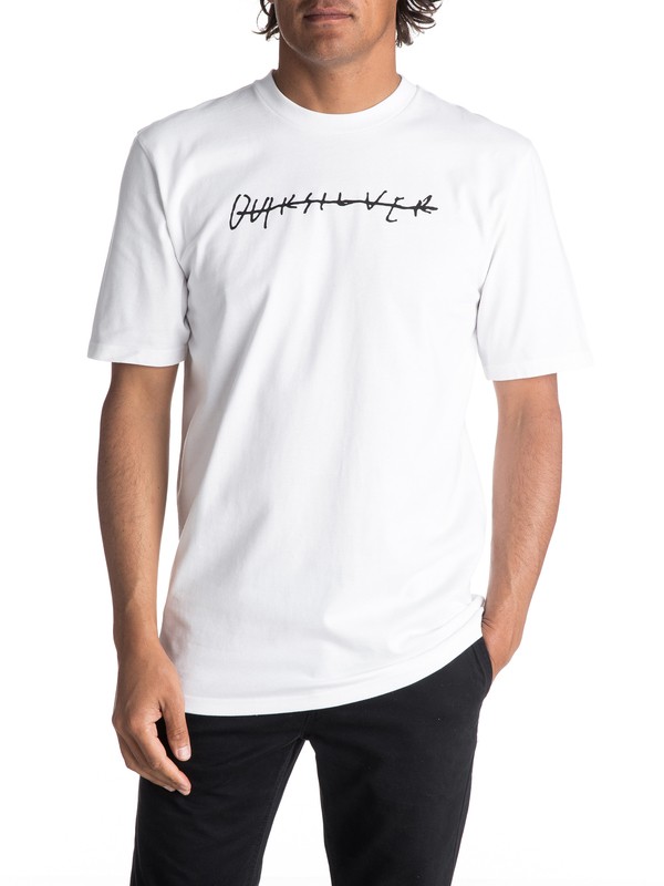 quiksilver, Men's Scripps Tee, WHITE (wbb0) 0 Men's Scripps Tee White EQYZT04592 Quiksilver