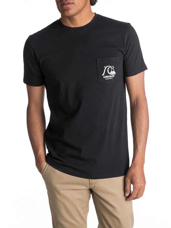 quiksilver, Quik Pocket Tee, BLACK (kvj0) 0 Quik Pocket Tee EQYZT04598 Quiksilver
