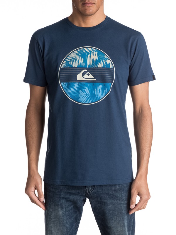 quiksilver, In The Jungle - Tee-Shirt, DARK DENIM (brq0) 0 In The Jungle - Tee-Shirt EQYZT04710 Quiksilver