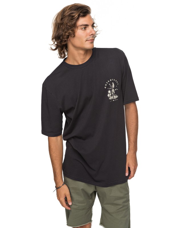 quiksilver, Curve Love - T-Shirt für Männer, TARMAC (kta0) 0 Curve Love - T-Shirt für Männer Schwarz EQYZT04738 Quiksilver