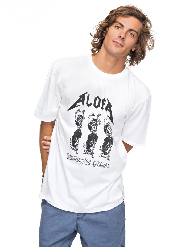 quiksilver, Peach Buzz - T-Shirt für Männer, WHITE (wbb0) 0 Peach Buzz - T-Shirt für Männer Weiss EQYZT04739 Quiksilver