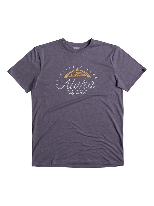 quiksilver, Heather King St - T-Shirt, CADET HEATHER (pnmh) 0 Heather King St - T-Shirt Violett EQYZT04741 Quiksilver
