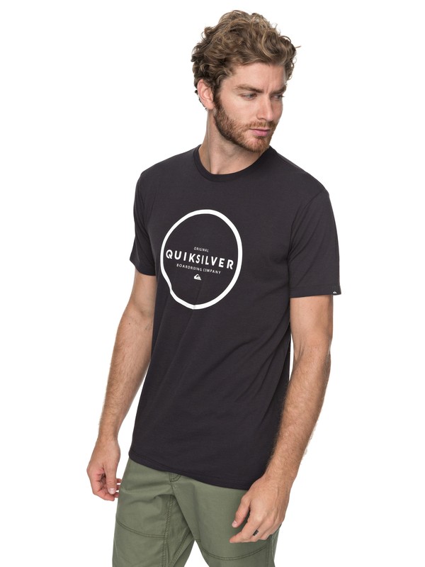quiksilver, Hunter Down - Maglietta Tecnica da Uomo, TARMAC (kta0) 0 Hunter Down - Maglietta Tecnica da Uomo Black EQYZT04746 Quiksilver