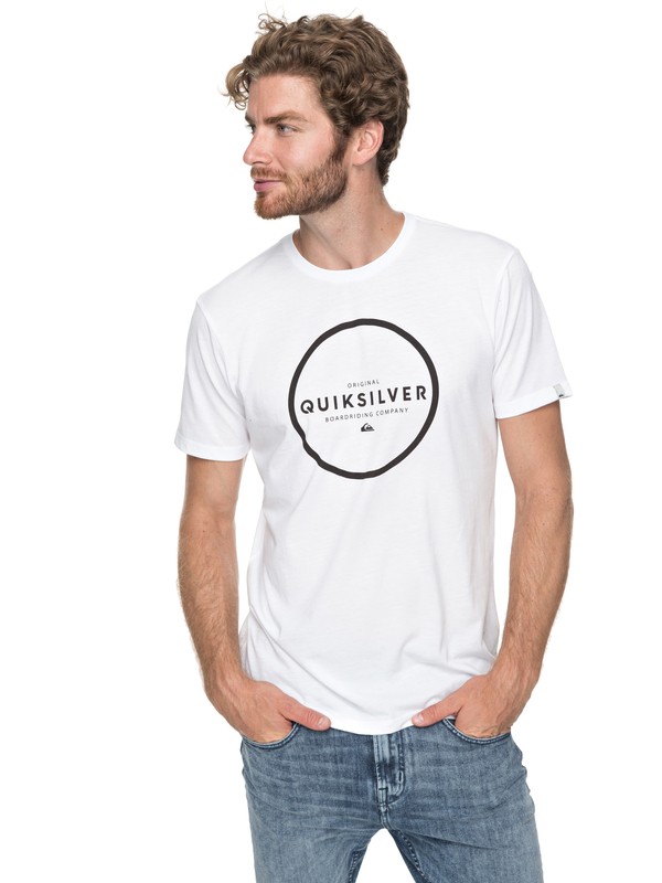 quiksilver, Hunter Down - Technical T-Shirt, WHITE (wbb0) 0 Hunter Down - Technical T-Shirt White EQYZT04746 Quiksilver