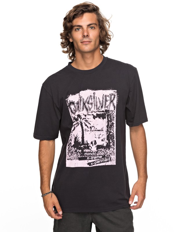 quiksilver, Mondo Extreme Tee, TARMAC (kta0) 0 Mondo Extreme Tee Black EQYZT04753 Quiksilver