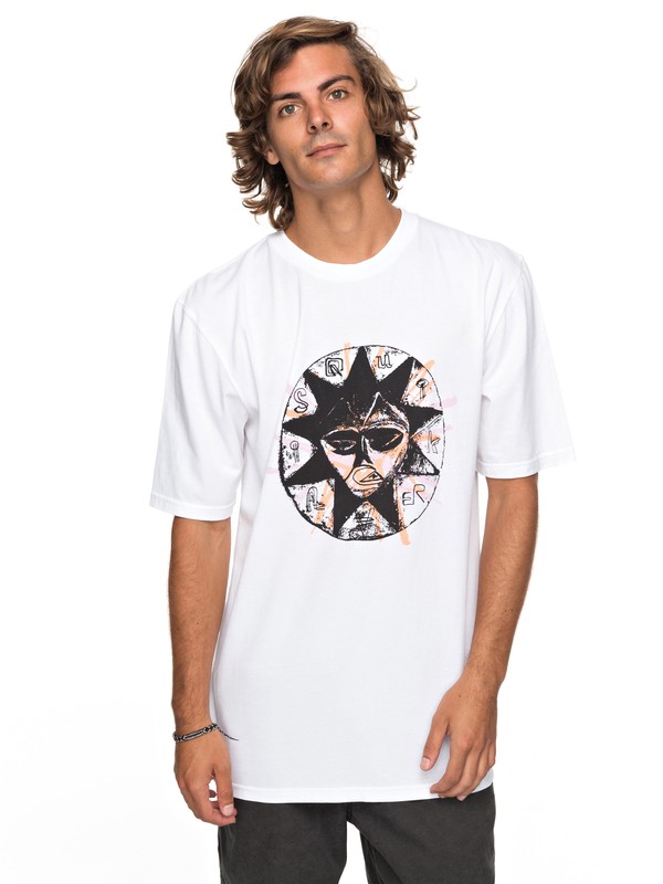 quiksilver, SS GMT DYE SURF BRULEE, WHITE (wbb0) 0 SS GMT DYE SURF BRULEE EQYZT04754 Quiksilver